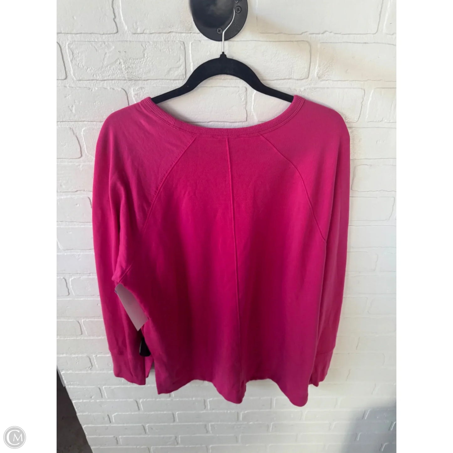Sweatshirt Crewneck By Athleta In Pink, Size: Xl