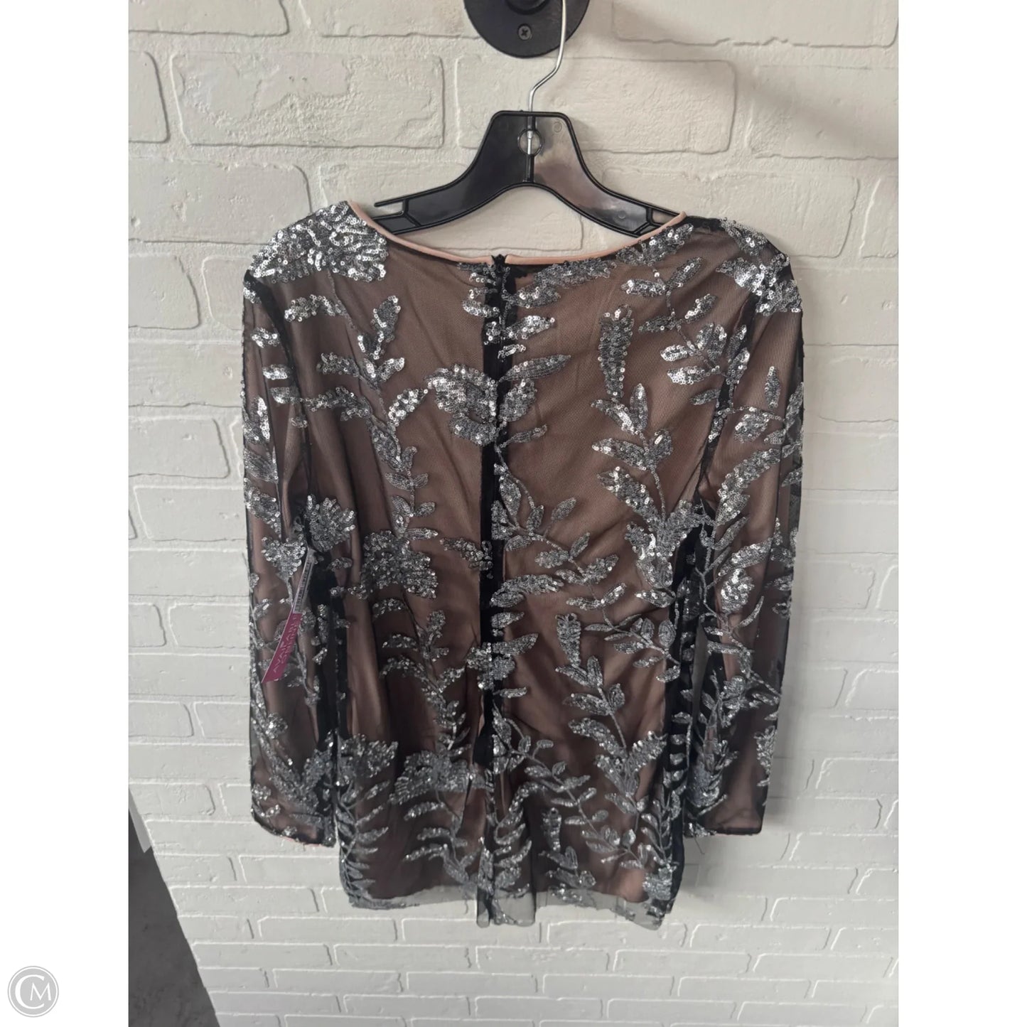 Skirt Maxi By Shein In Black & Gold, Size: M