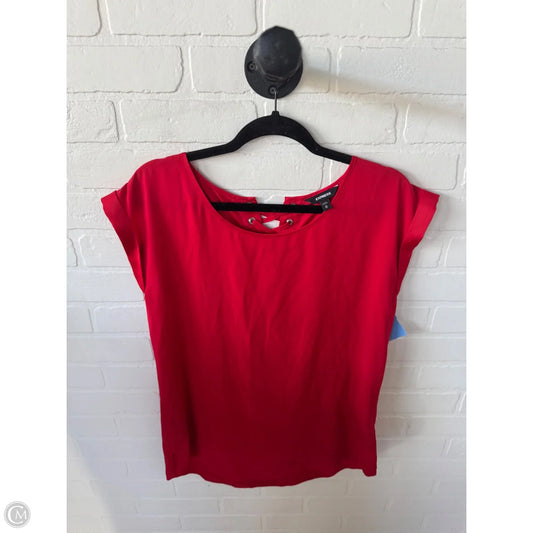 Blouse Sleeveless By Express In Red, Size: M