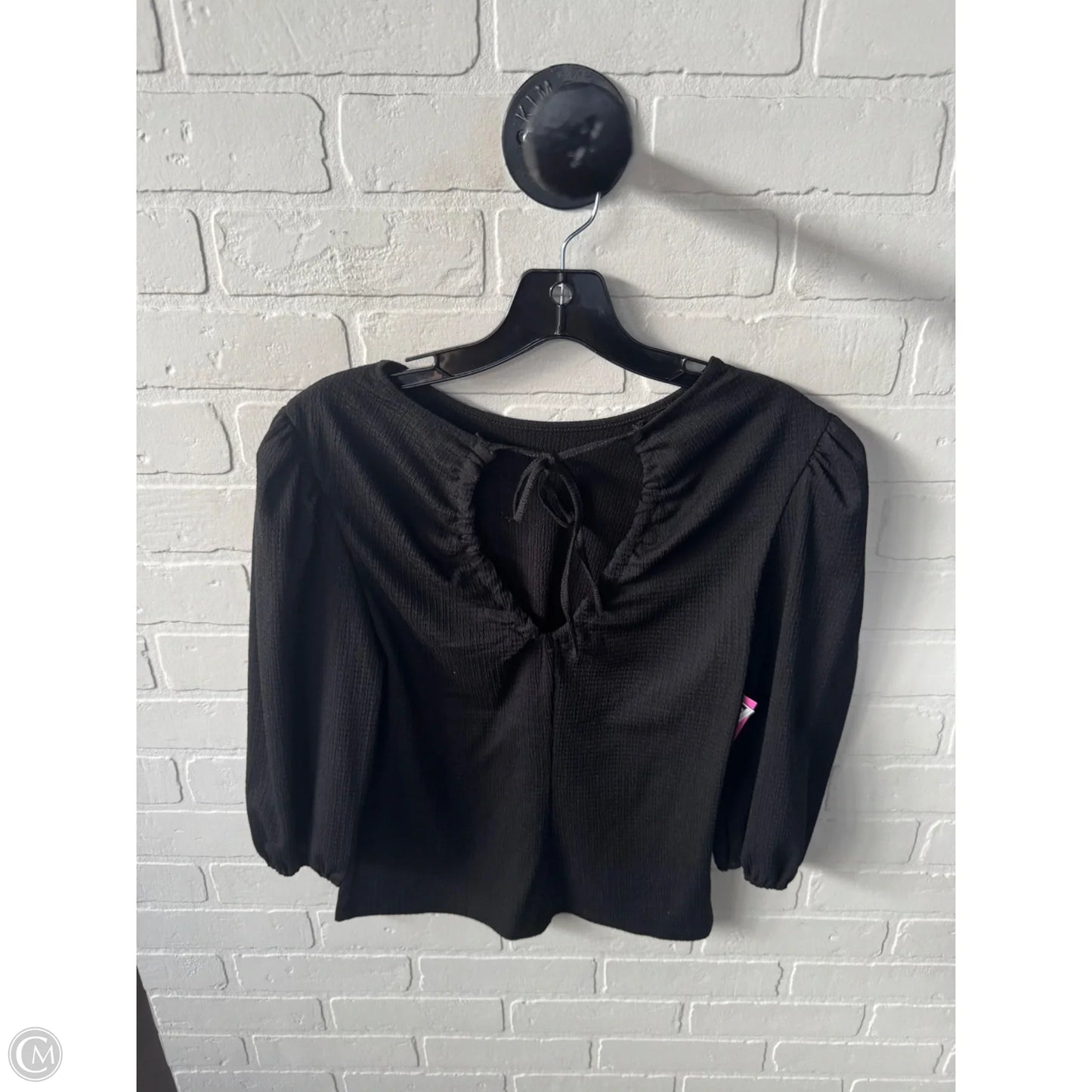 Top 3/4 Sleeve By Marc New York In Black, Size: S