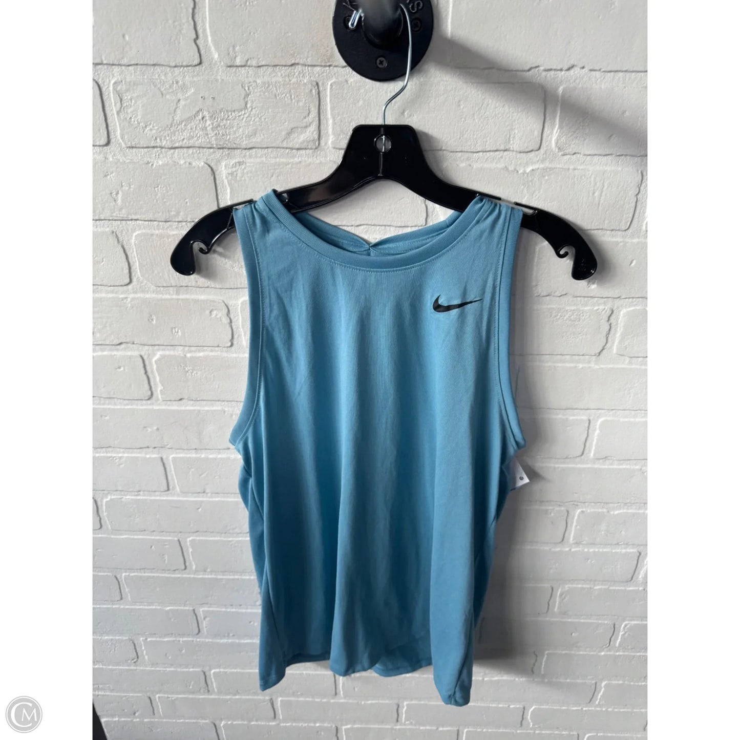 Athletic Tank Top By Nike In Blue, Size: M