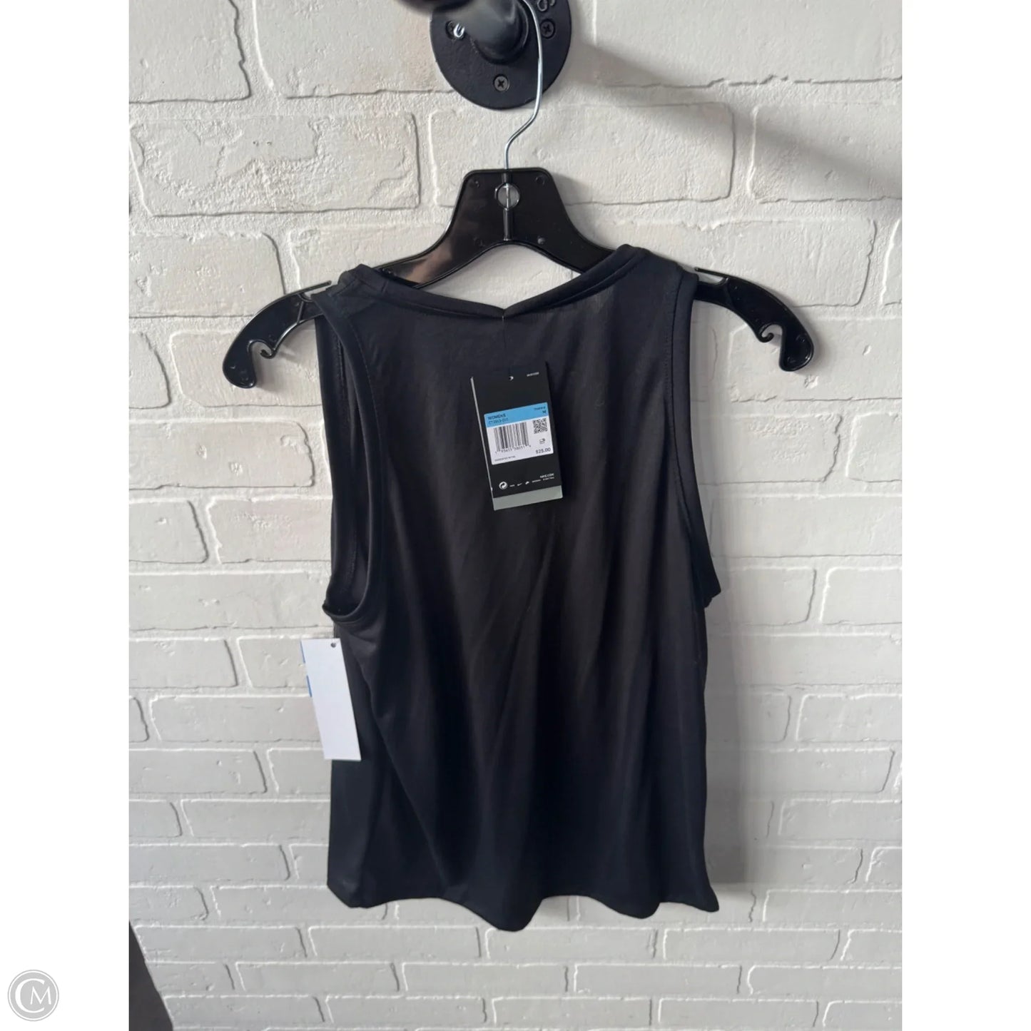 Athletic Tank Top By Nike In Black, Size: M