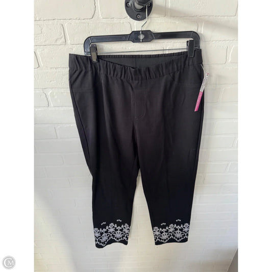 Pants Dress By Isaac Mizrahi Live Qvc In Black & White, Size: 14