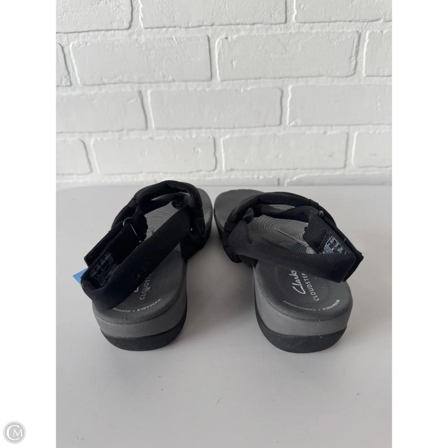 Sandals Flats By Clarks In Black, Size: 7