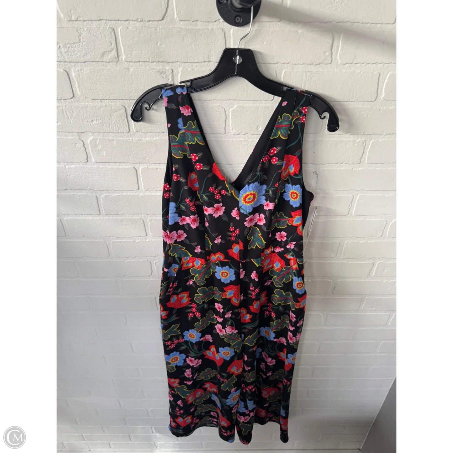 Jumpsuit By Ann Taylor In Black & Red, Size: S