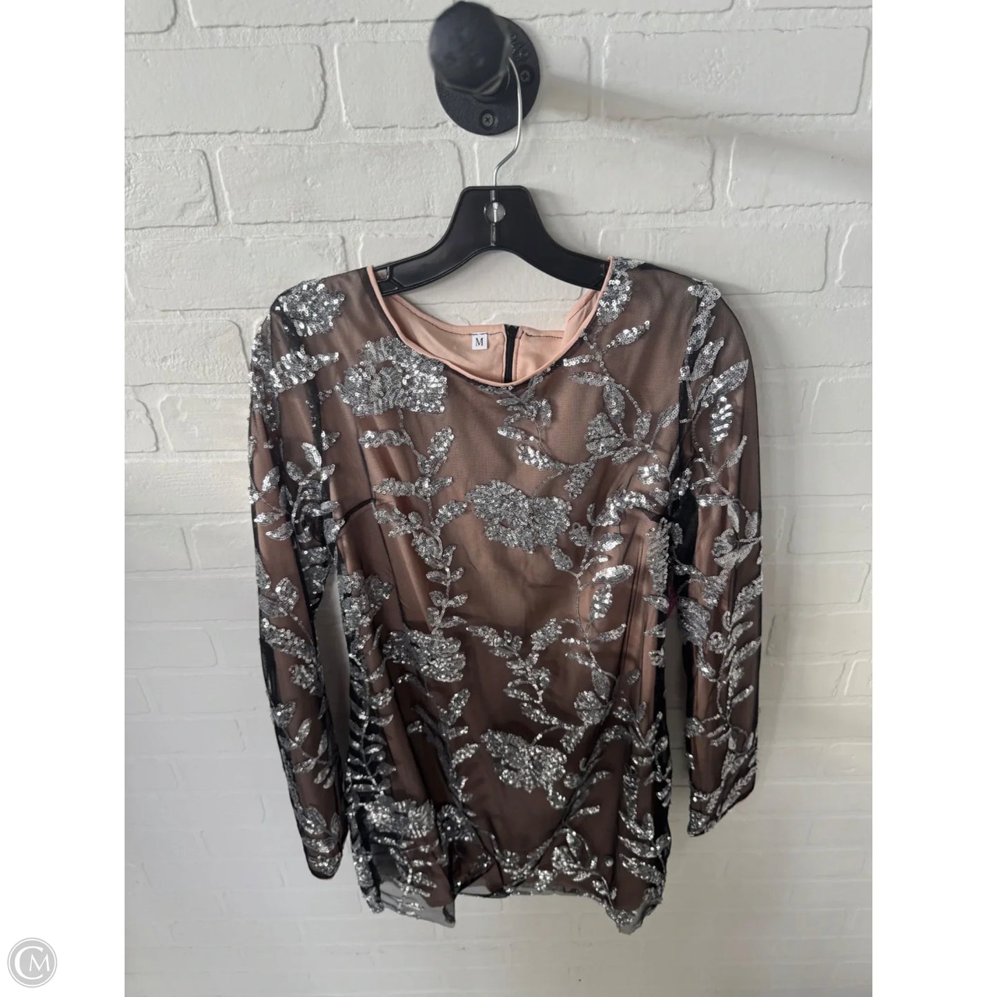 Dress Party Short By Shein In Black & Silver, Size: M