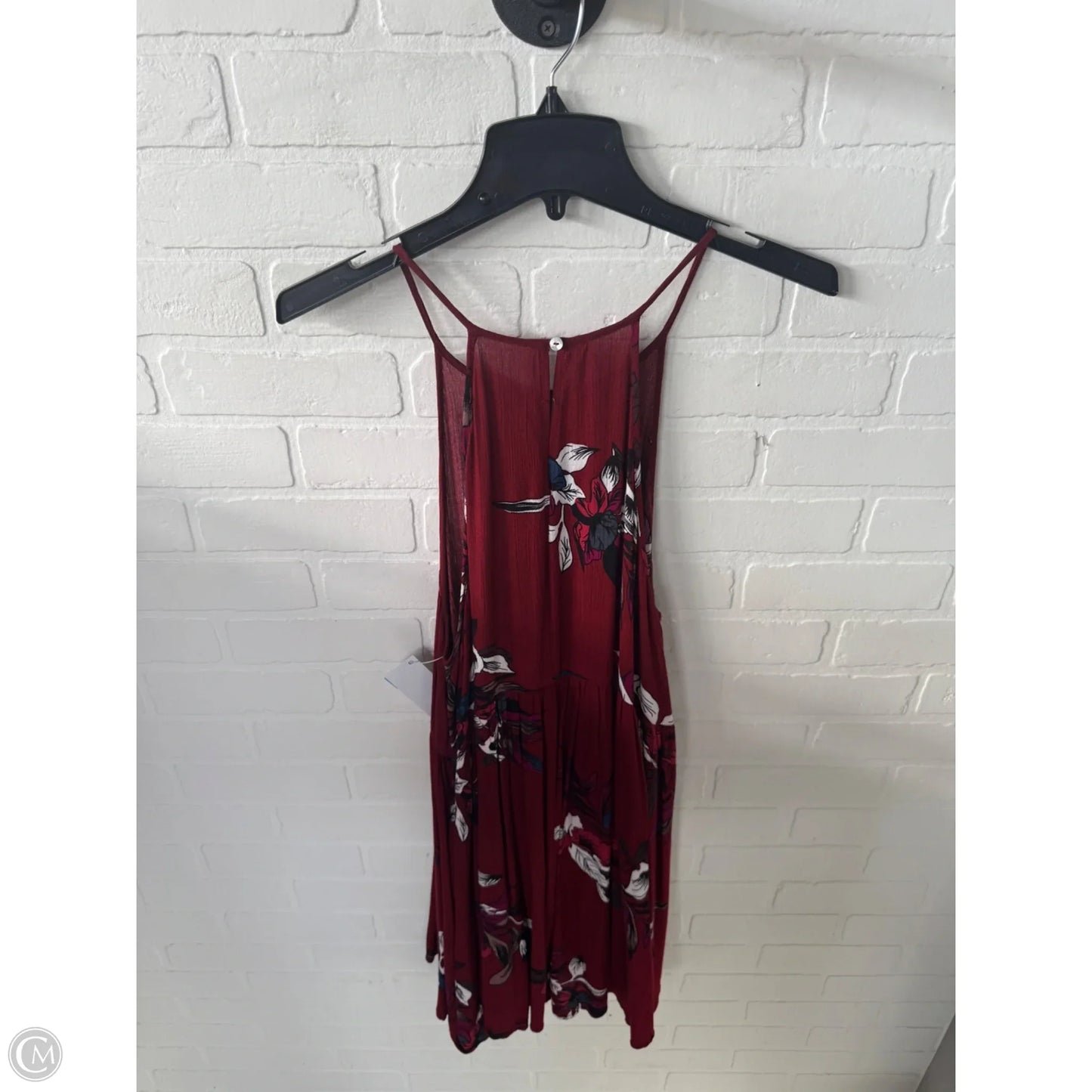 Dress Casual Short By Entro In Red & White, Size: L