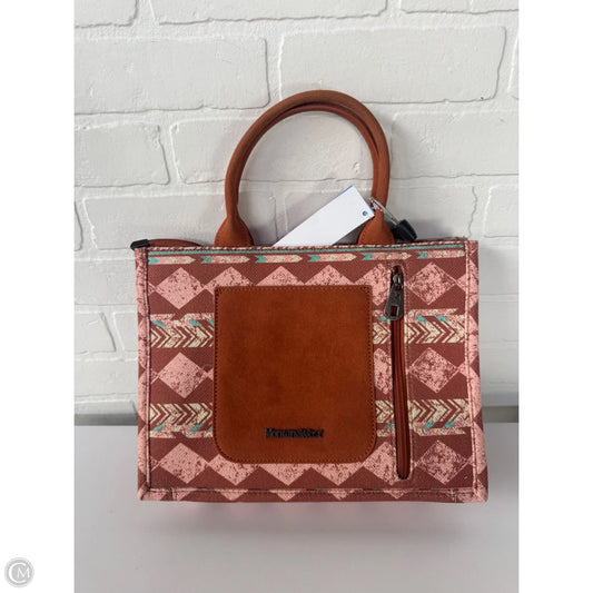 Handbag Leather By Montana West, Size: Large