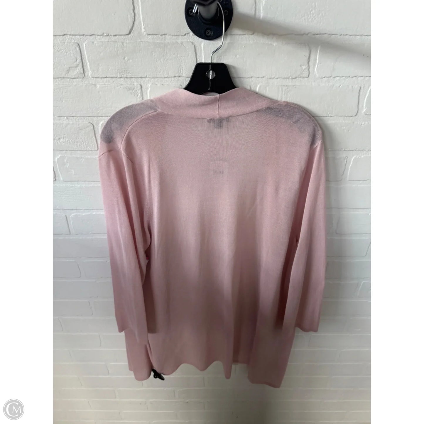 Sweater Cardigan By J. Jill In Pink, Size: L