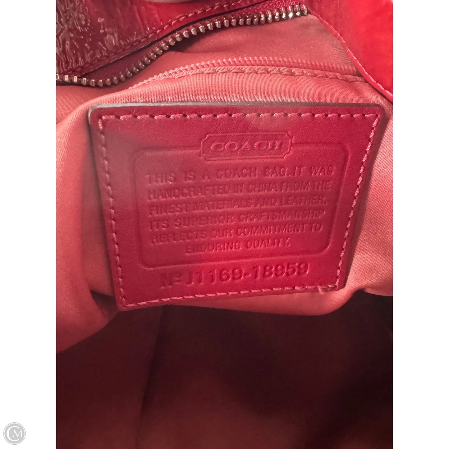 Handbag Designer By Coach, Size: Large