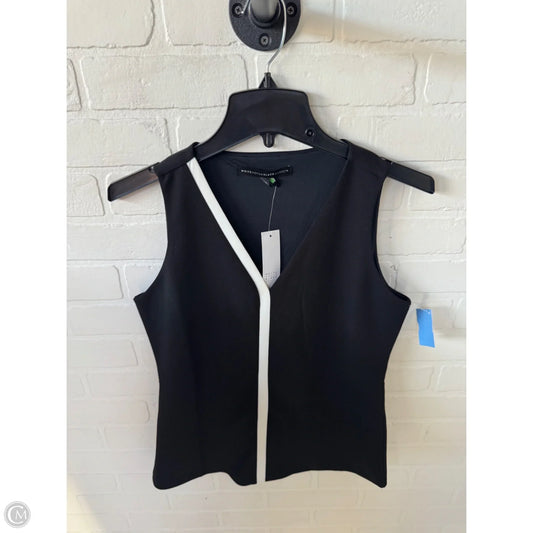 Blouse Sleeveless By White House Black Market In Black & White, Size: Xs