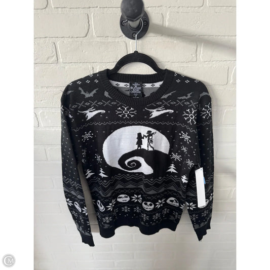 Sweater By Disney In Black & White, Size: Xl