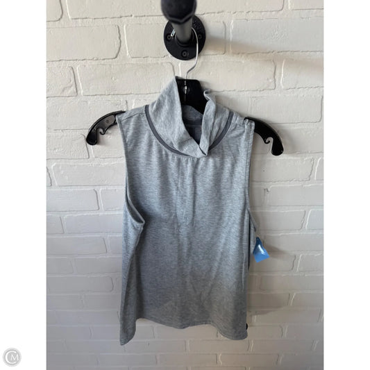 Athletic Top Short Sleeve By Athleta In Grey, Size: M