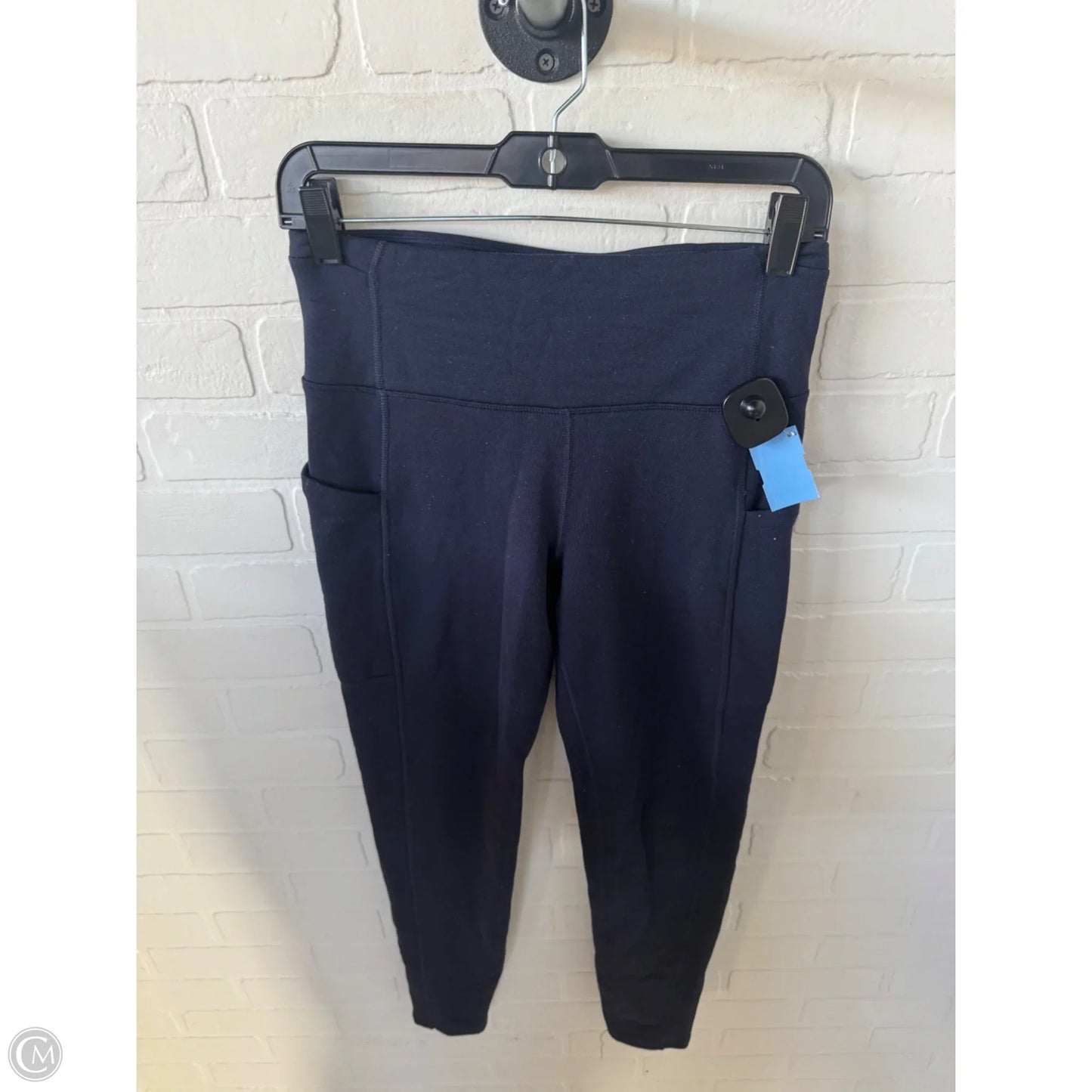 Athletic Leggings By Athleta In Navy, Size: 4