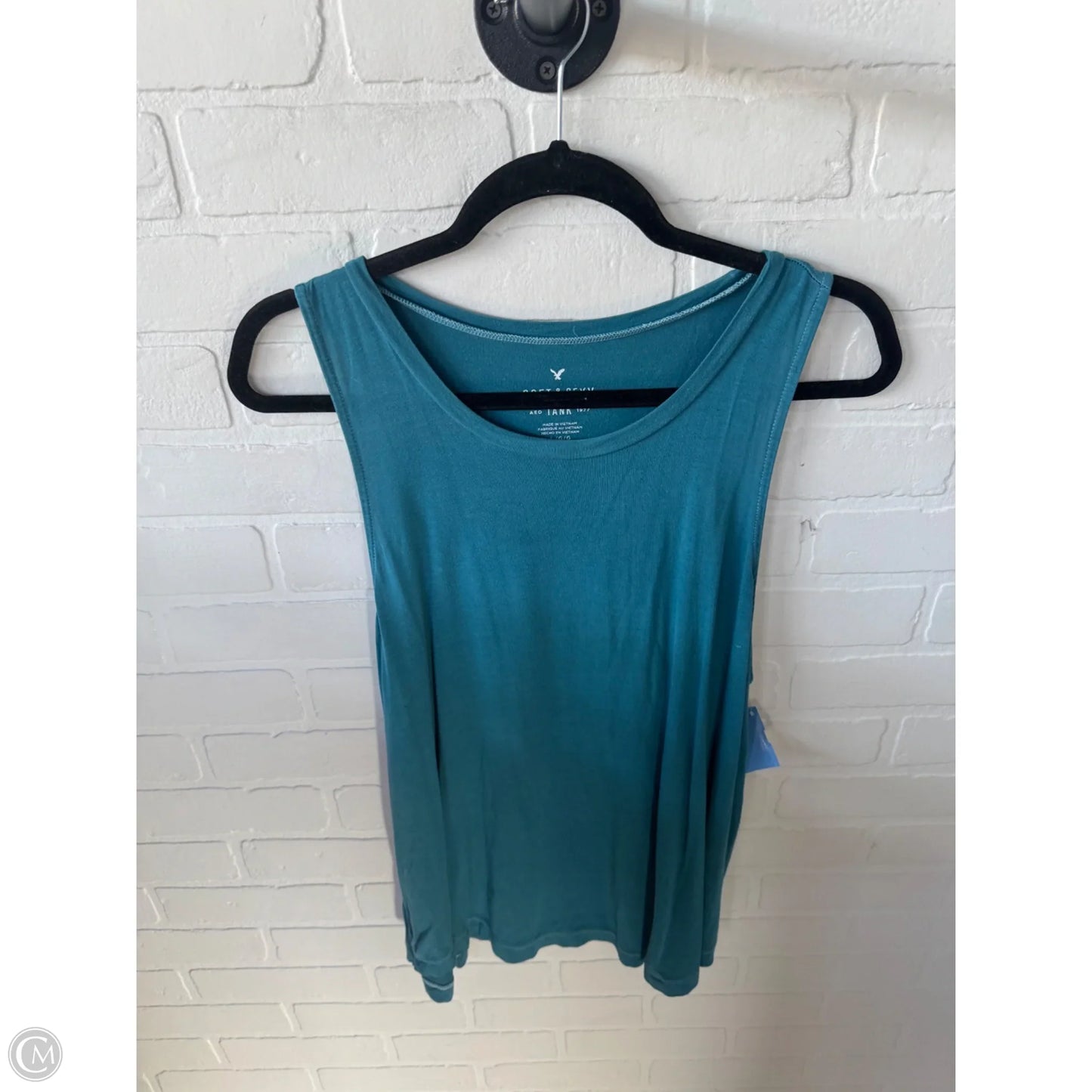 Tank Top By American Eagle In Teal, Size: L