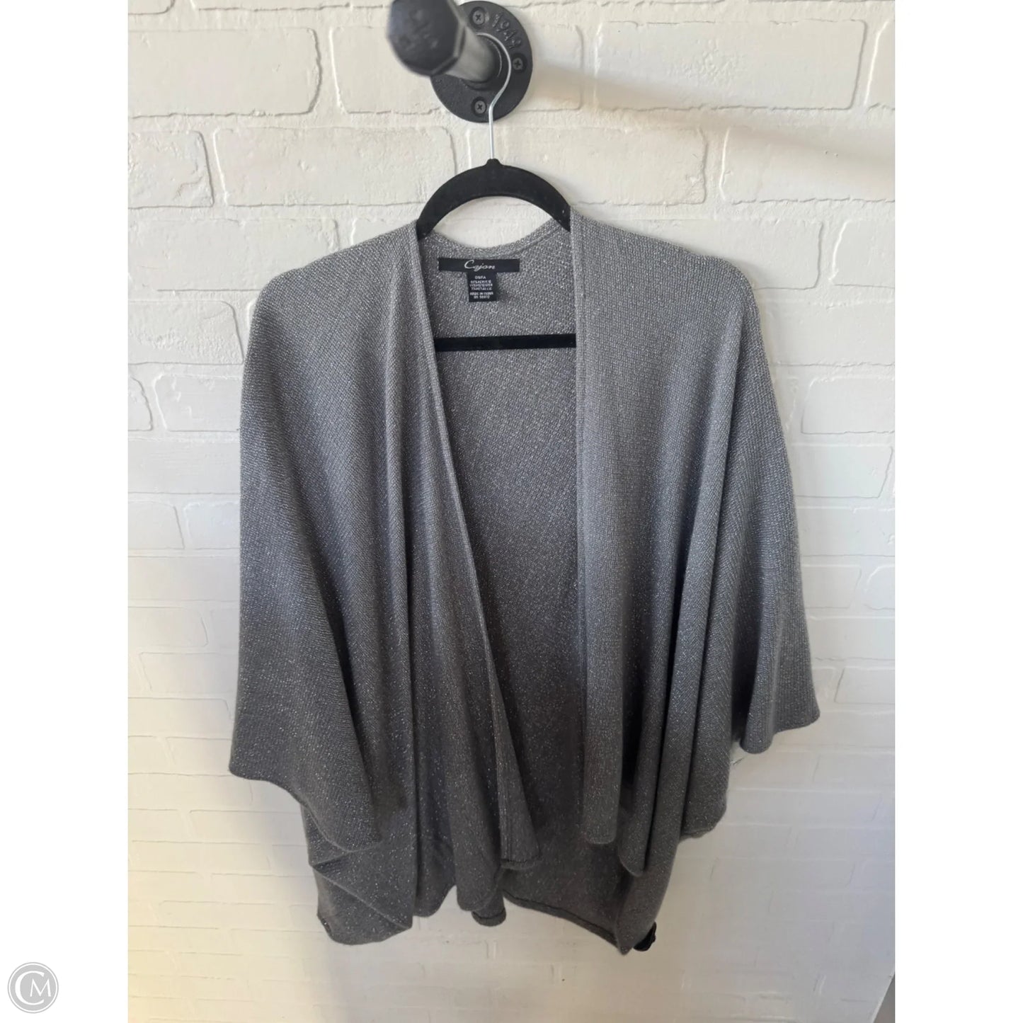 Shawl By Cejon In Silver, Size: Osfm