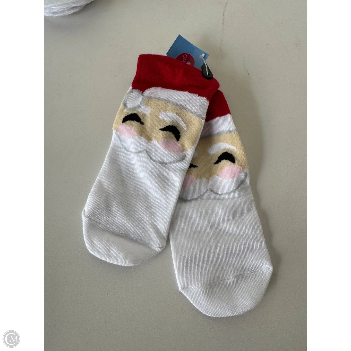 Socks By Clothes Mentor In Pink & Red, Size: 0