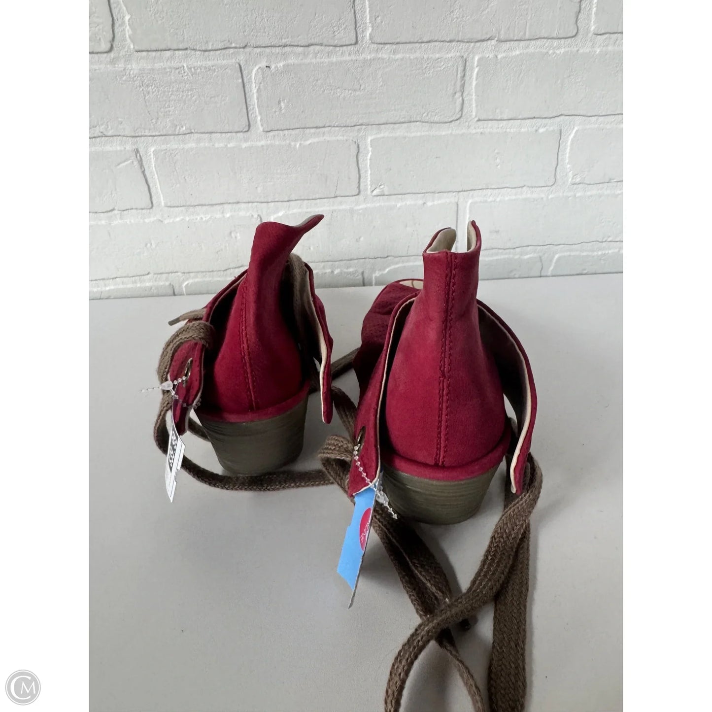 Boots Ankle Heels By Fly London In Red, Size: 7.5