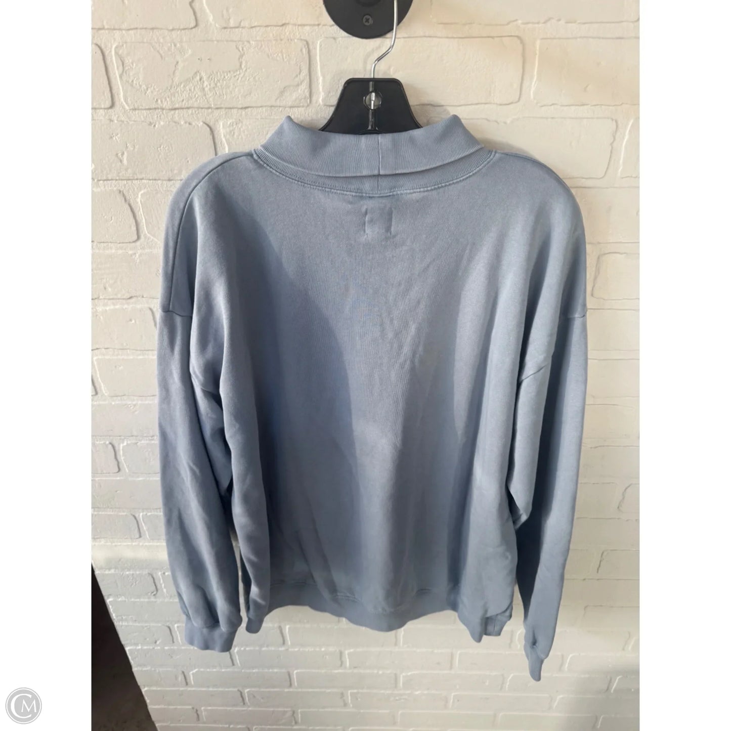 Sweatshirt Collar By Gap In Blue, Size: S