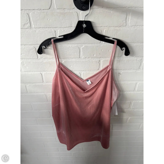 Top Sleeveless By Old Navy In Pink, Size: Xl