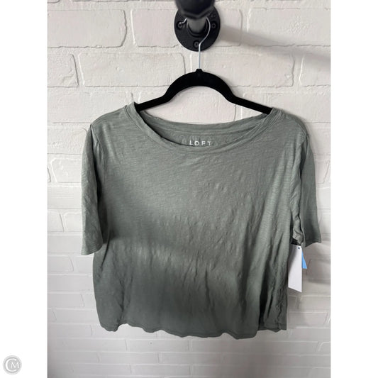 Top Short Sleeve Basic By Loft In Green, Size: Xxl