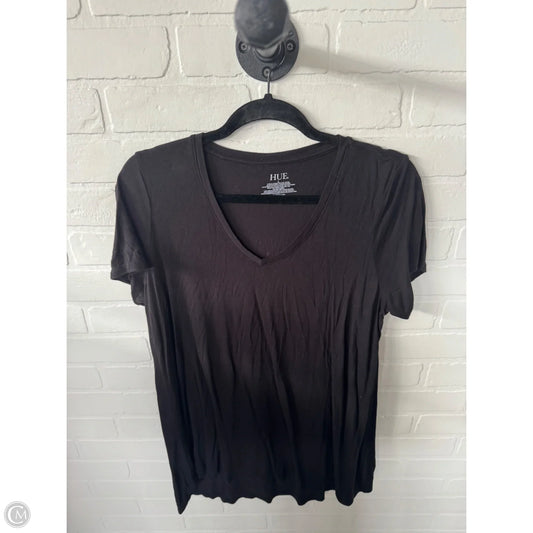 Top Short Sleeve Basic By Hue In Black, Size: L