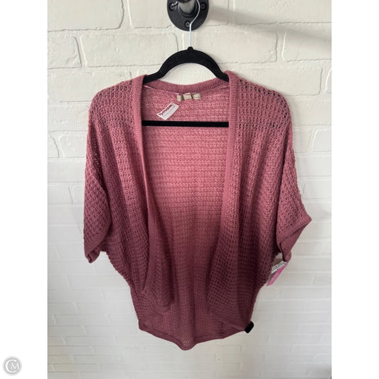 Sweater Cardigan By One A In Pink, Size: L