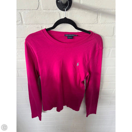Sweatshirt Crewneck By Ralph Lauren In Pink, Size: Xl