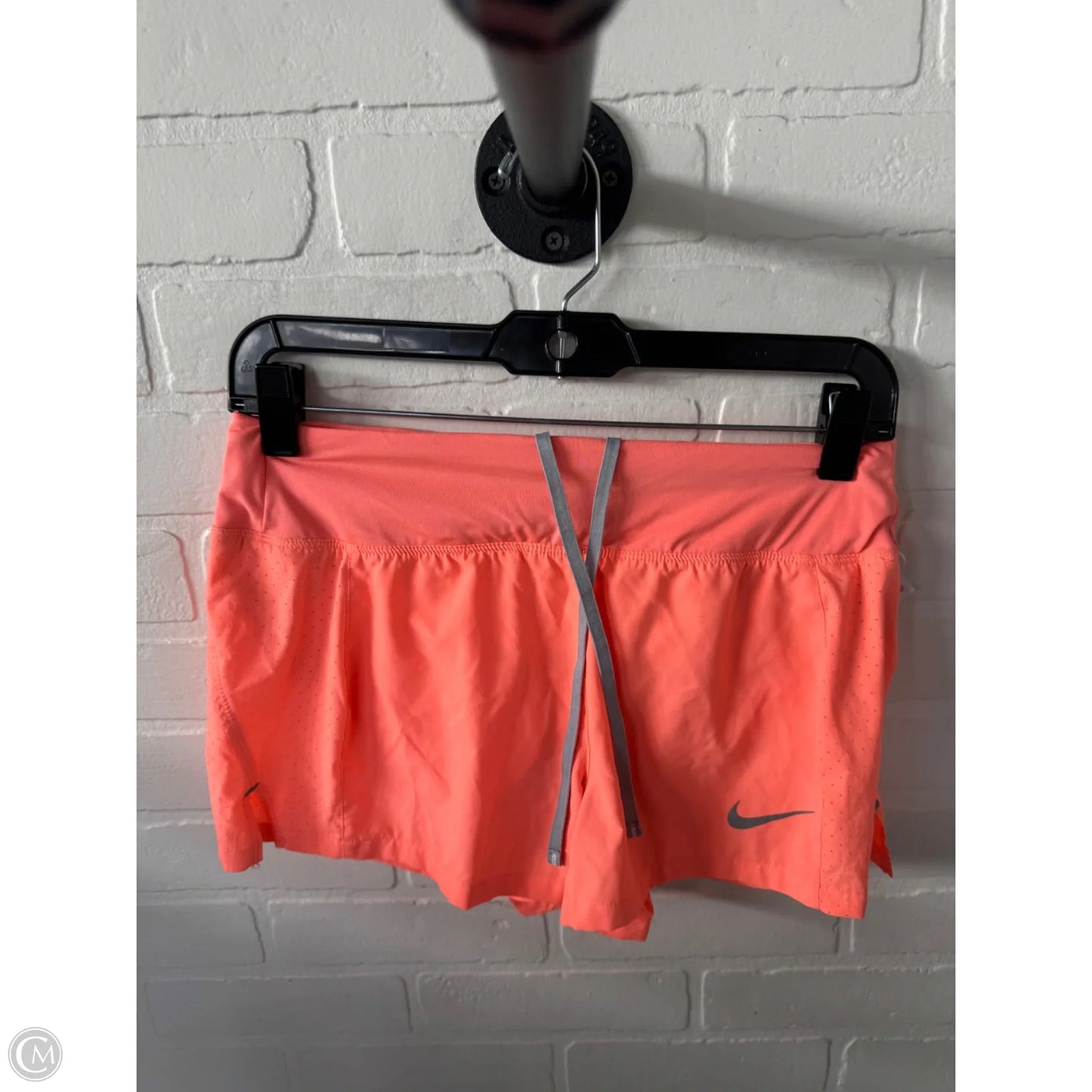 Athletic Shorts By Nike In Orange, Size: 4