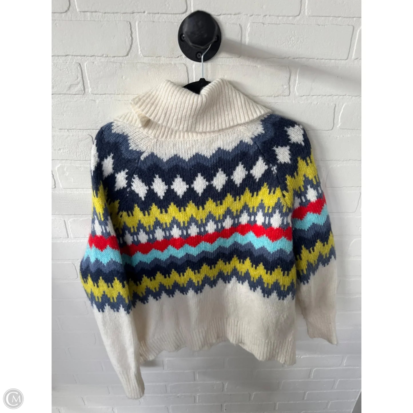 Sweater By Aerie In Blue & Red & White, Size: Xs