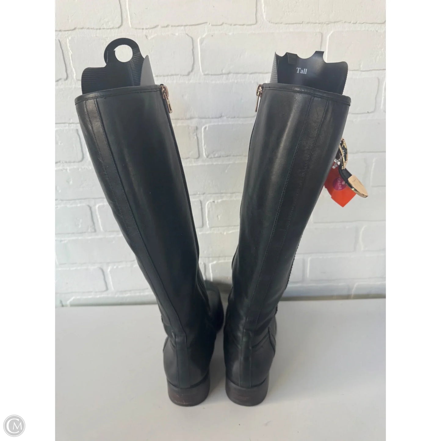 Boots Designer By Coach In Black, Size: 7