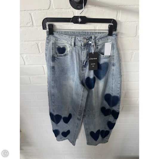 Jeans Straight By Clothes Mentor In Blue Denim, Size: 0