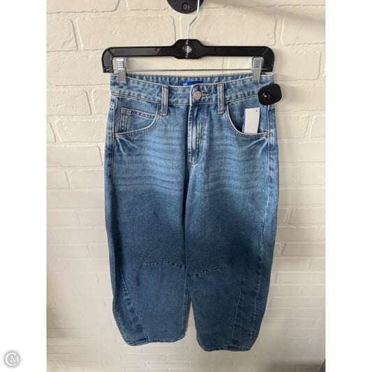 Jeans Straight By Clothes Mentor In Blue Denim, Size: 0