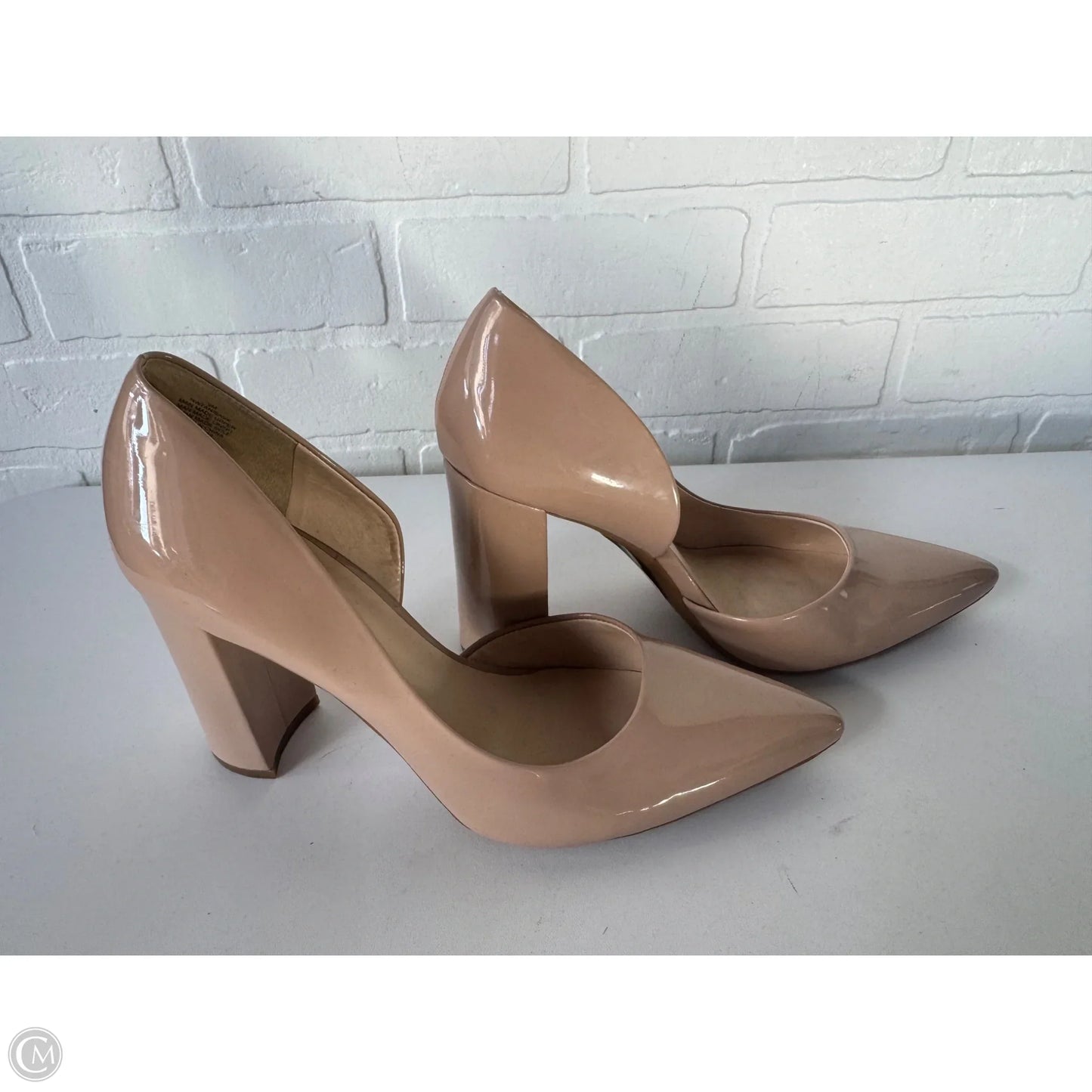Shoes Heels Block By Nine West In Tan, Size: 9