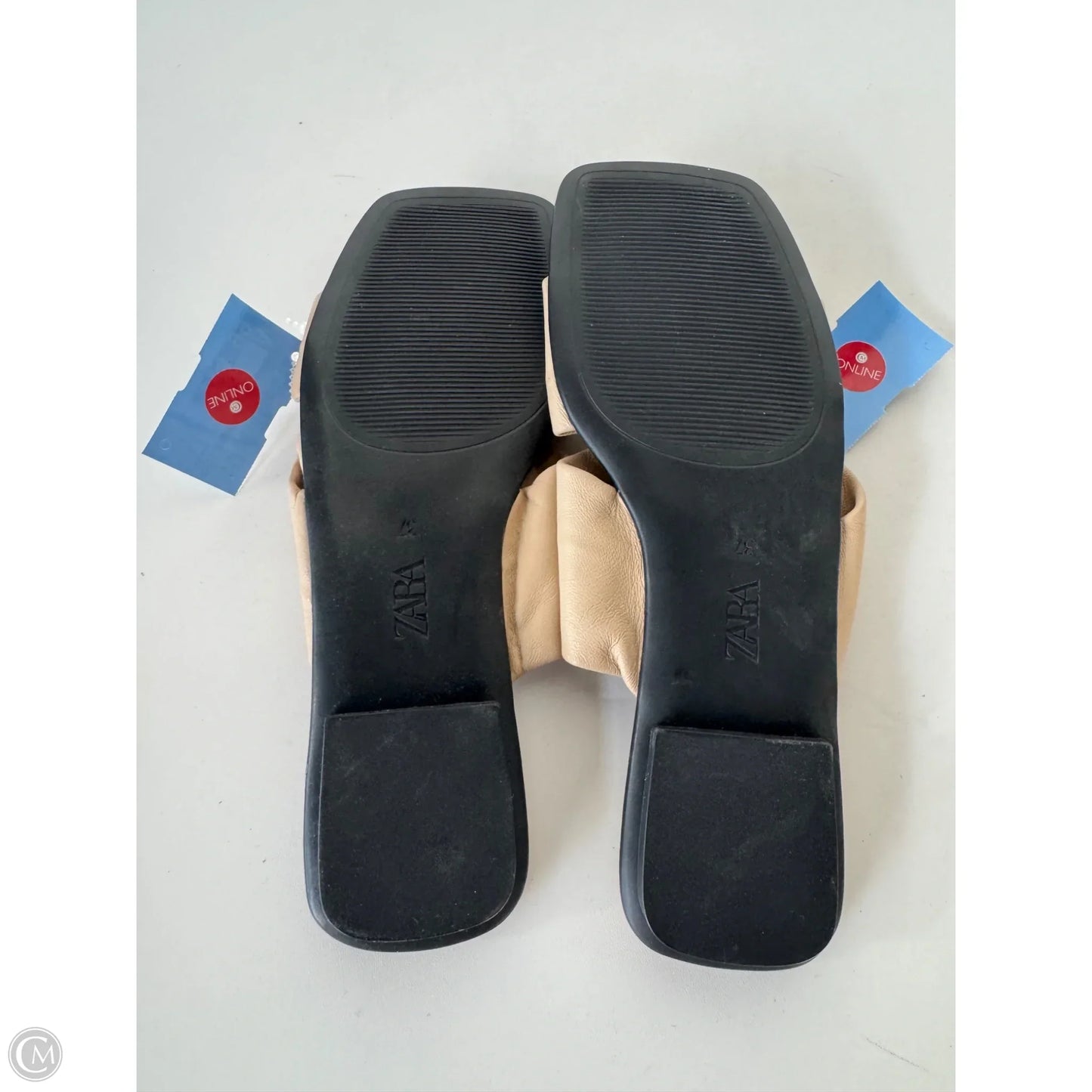 Sandals Flats By Zara In Tan, Size: 6.5