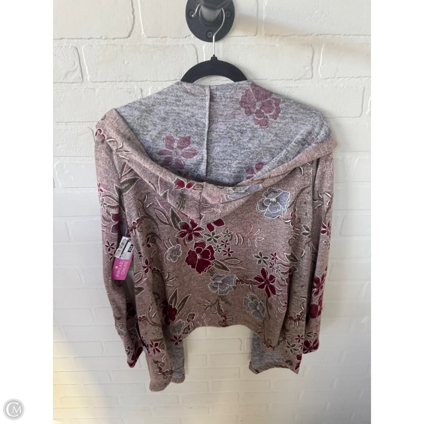 Cardigan By Cme In Brown & Red, Size: S