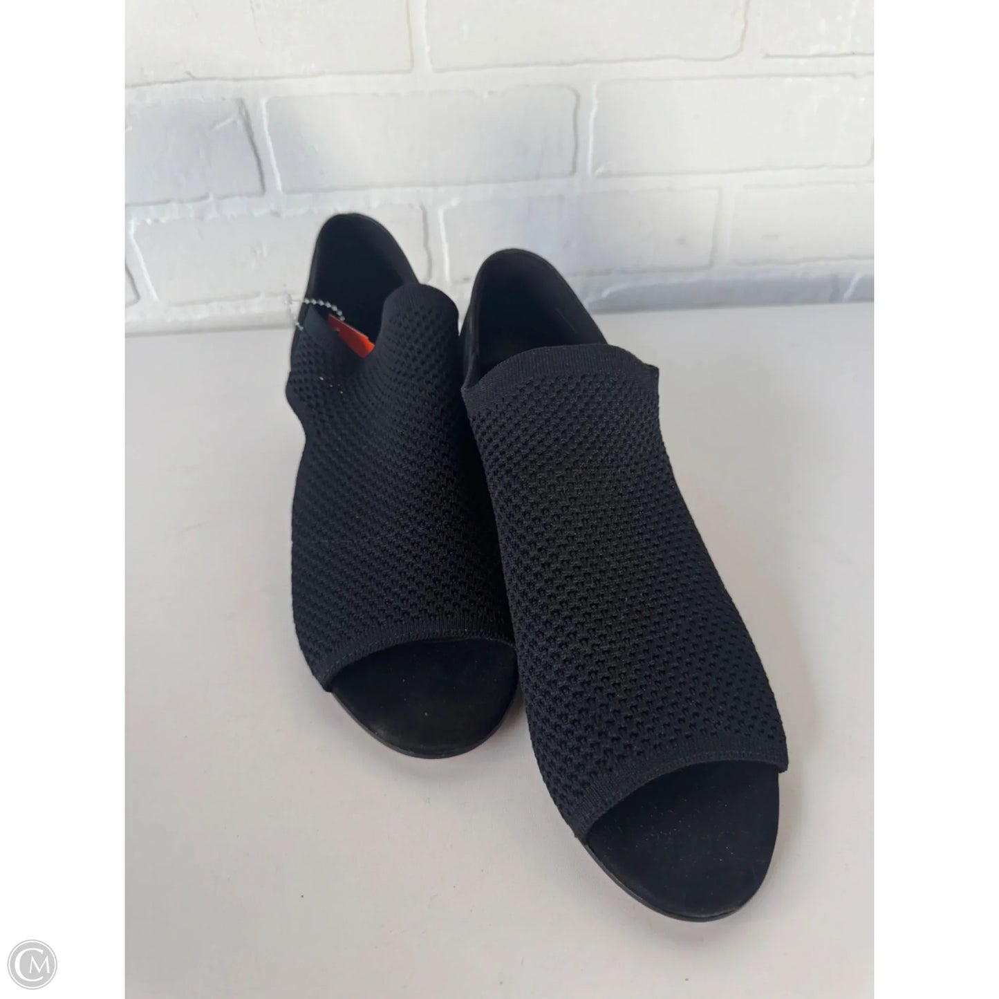 Sandals Heels Block By Eileen Fisher In Black, Size: 8