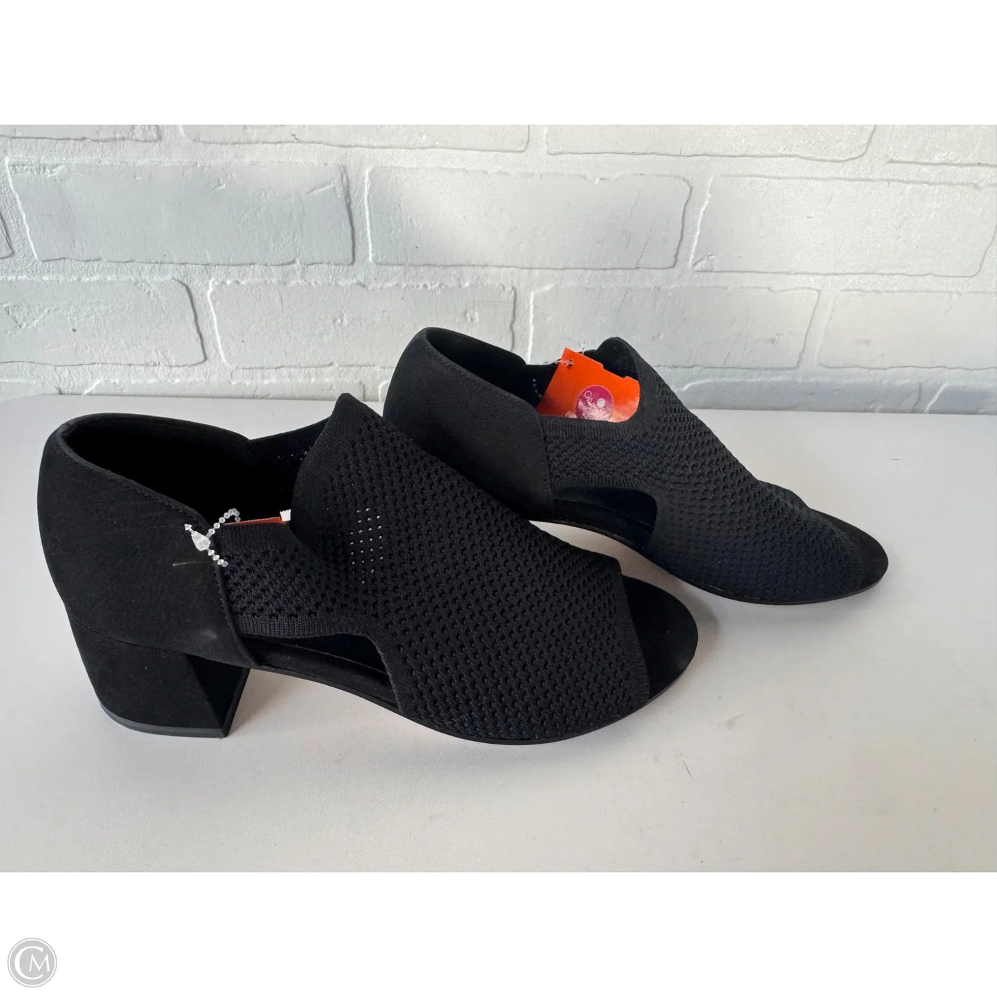 Sandals Heels Block By Eileen Fisher In Black, Size: 8