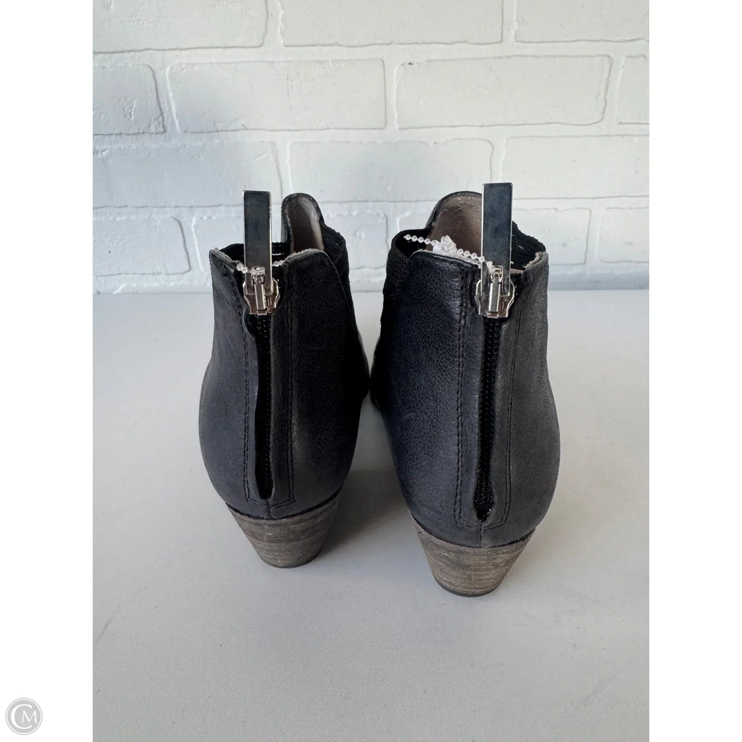 Boots Ankle Heels By Aquatalia In Black, Size: 8