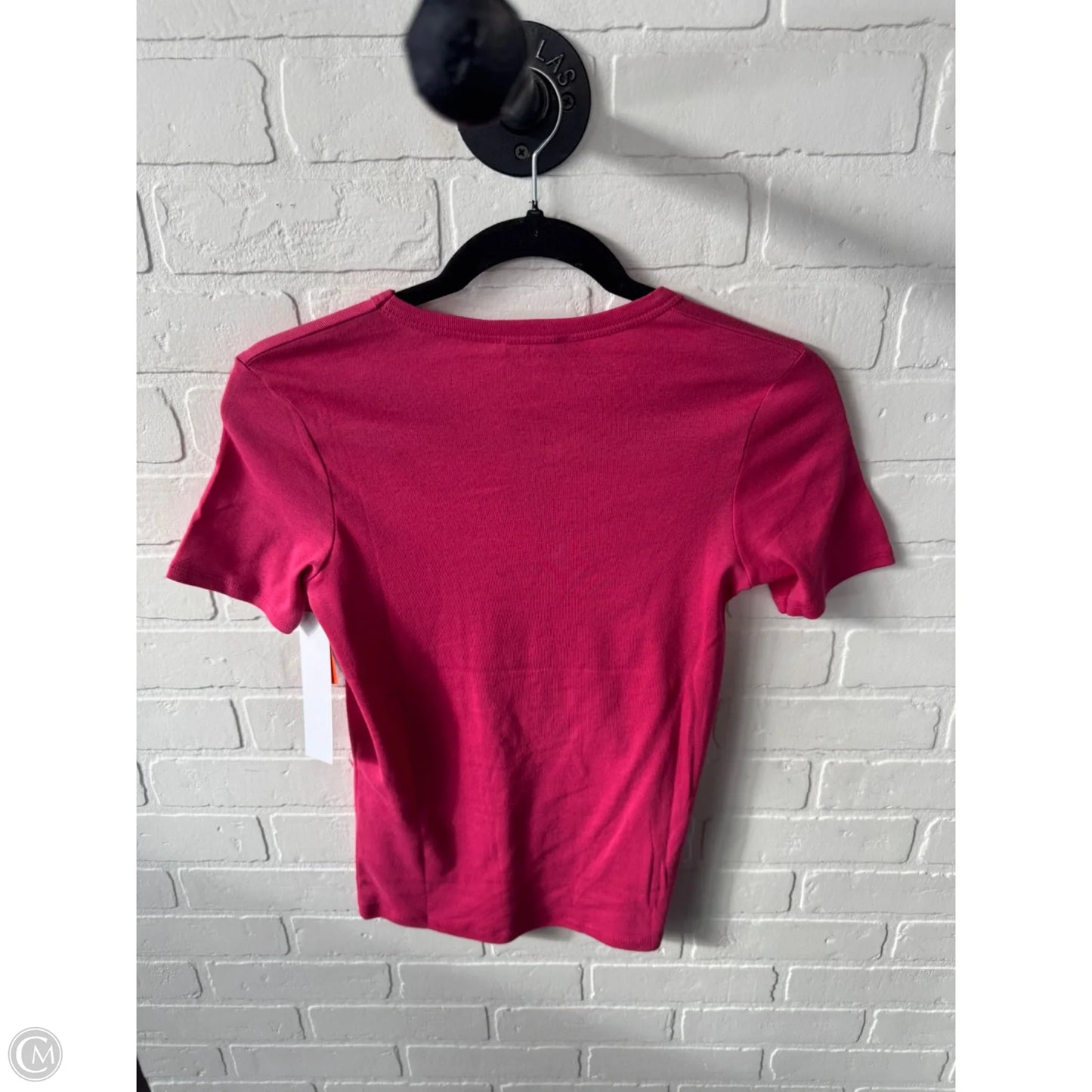 Top Short Sleeve Basic By Benetton In Pink, Size: Xs