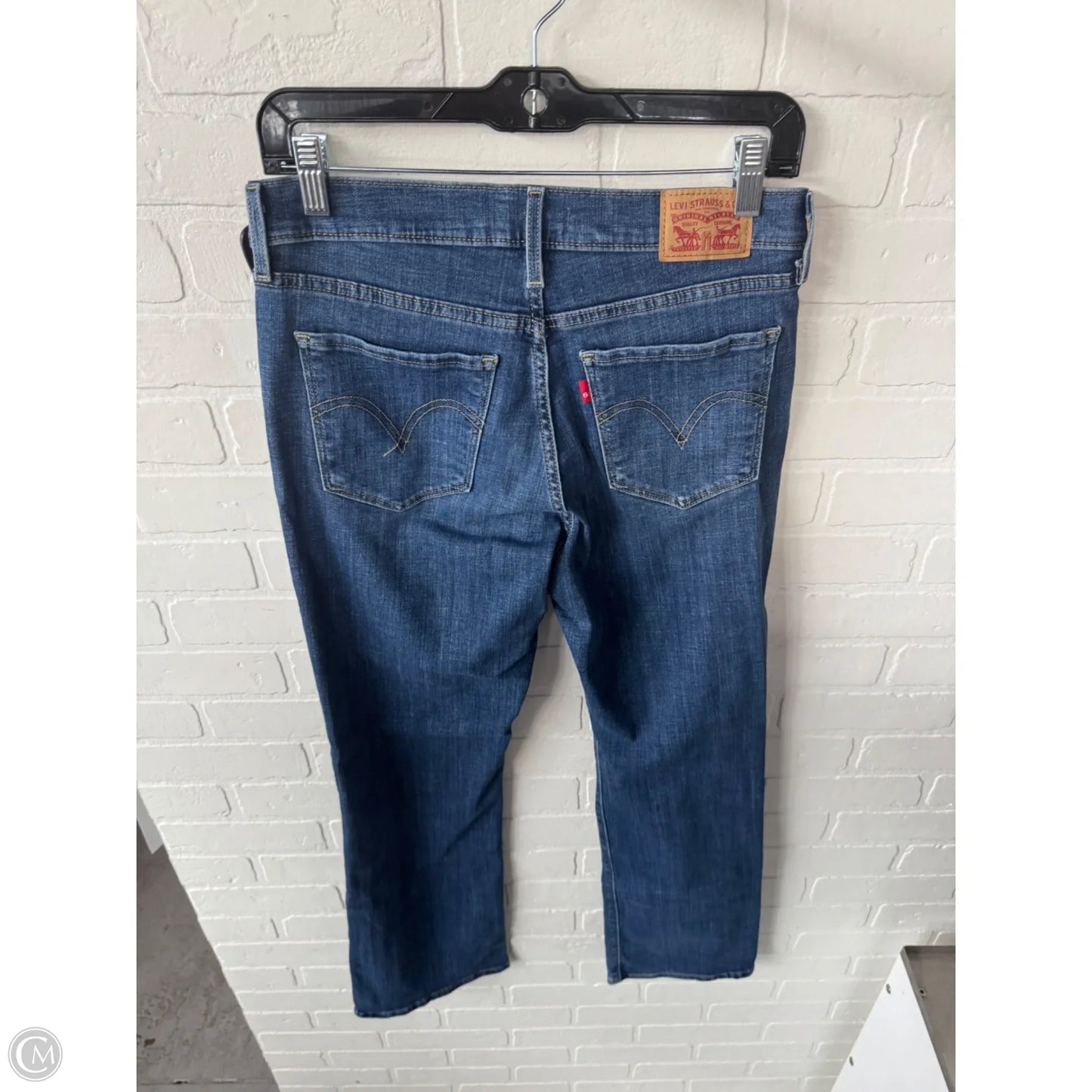 Jeans Boot Cut By Levis In Blue Denim, Size: 6