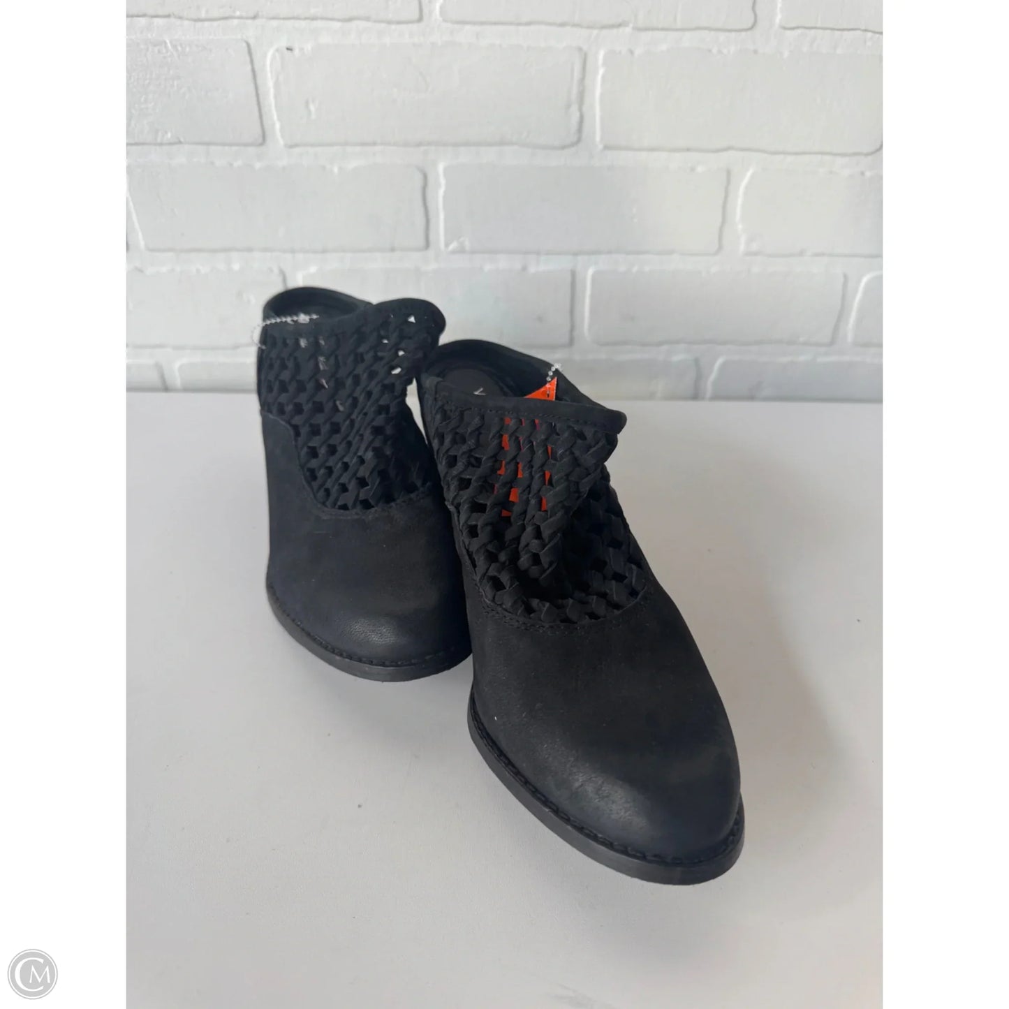 Boots Ankle Heels By Very Volatile In Black, Size: 8