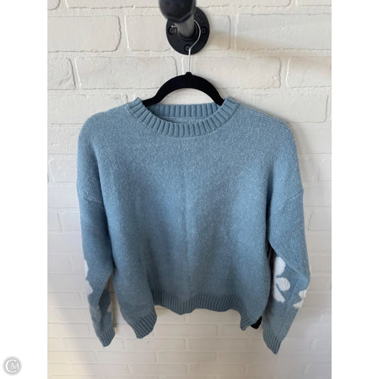 Sweater By Cme In Blue & White, Size: M