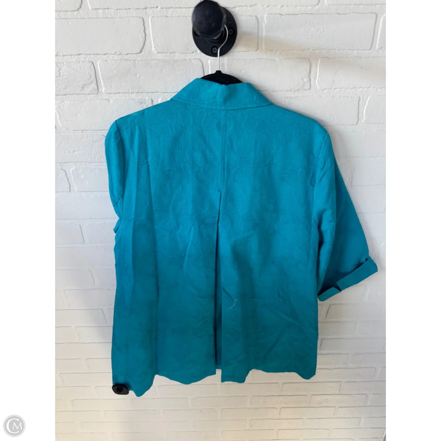 Blazer By Chicos In Teal, Size: Lp