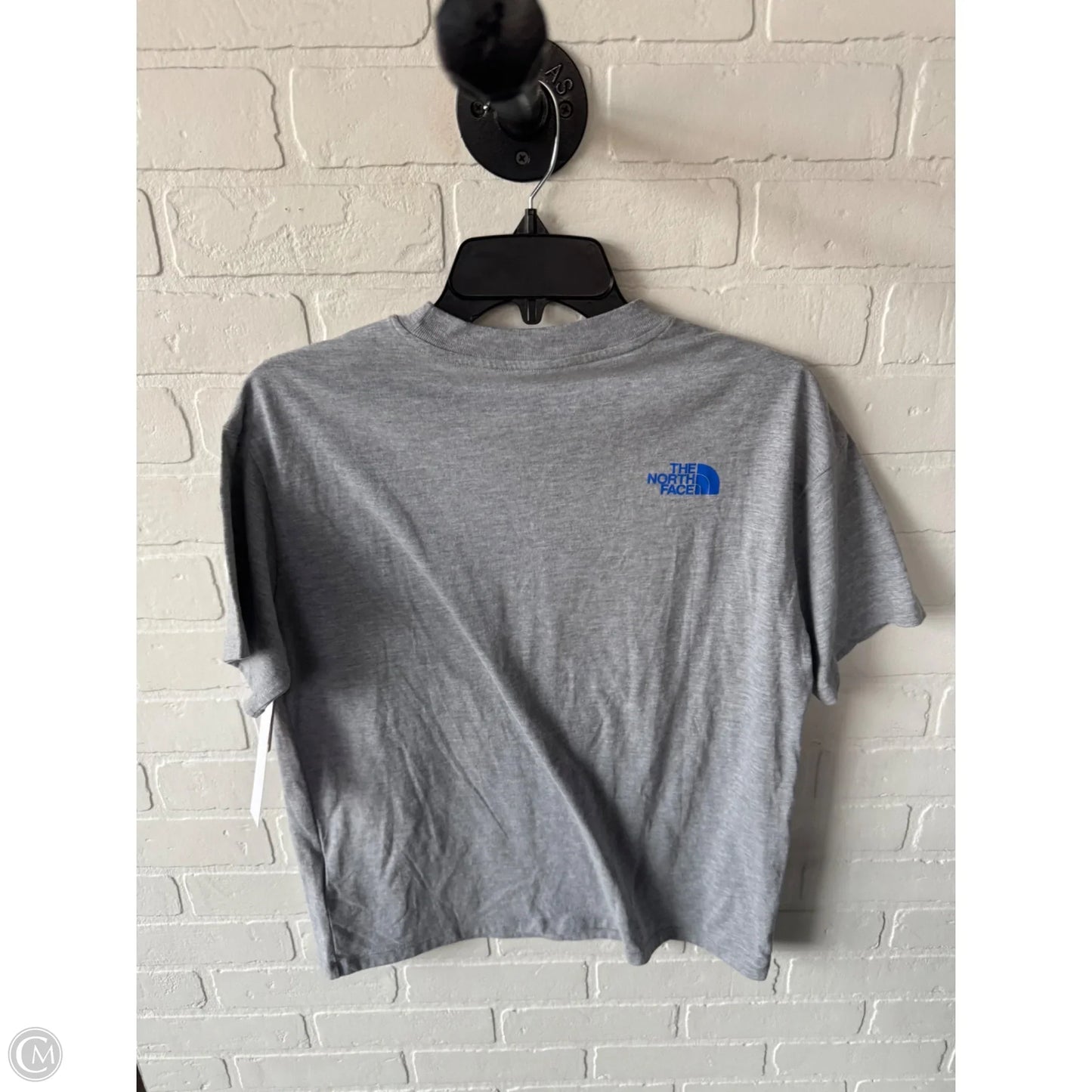 Top Short Sleeve Basic By The North Face In Grey & Yellow, Size: S