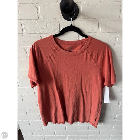 Top Short Sleeve Basic By Aerie In Orange, Size: Xs