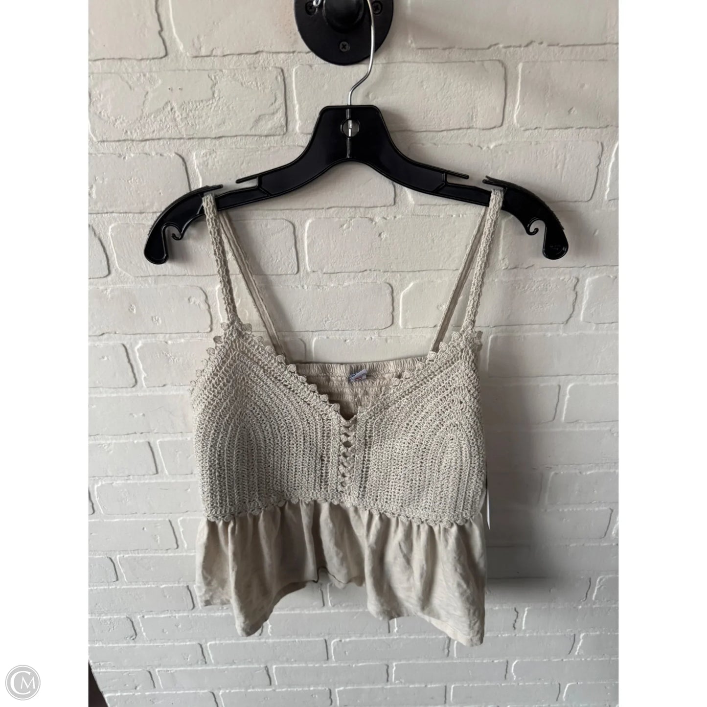 Top Sleeveless By Old Navy In Tan, Size: L