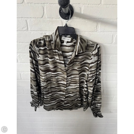 Blouse 3/4 Sleeve By Cloth & Stone In Maroon, Size: S