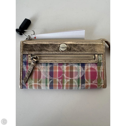 Wristlet Designer By Coach, Size: Medium