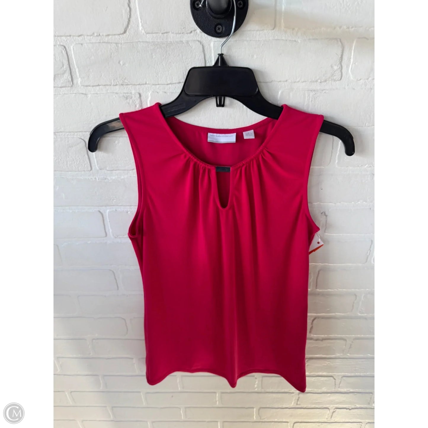 Top Sleeveless By New York And Co In Pink, Size: S